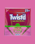 Twist'd Hash Hole Pre Roll | Strawberry Snare 2g | Sativa