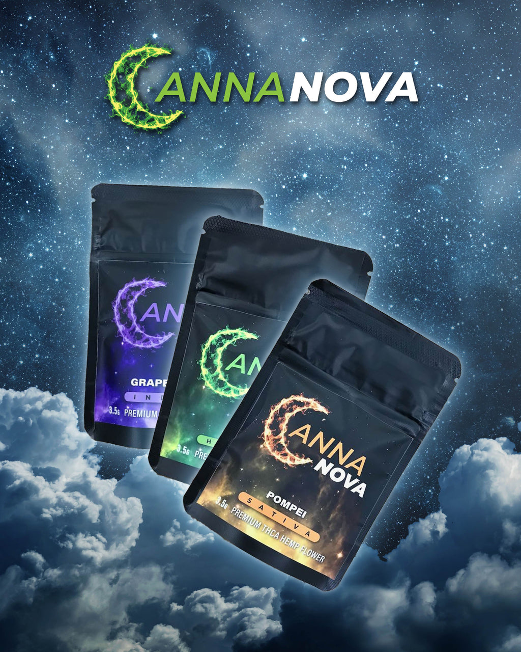 CannaNova | 7g - Garlic Kush  - Indica