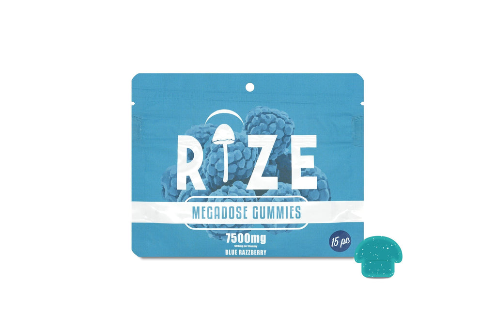 Rize 15pc 7500mg Gummies | Blue Razzberry
