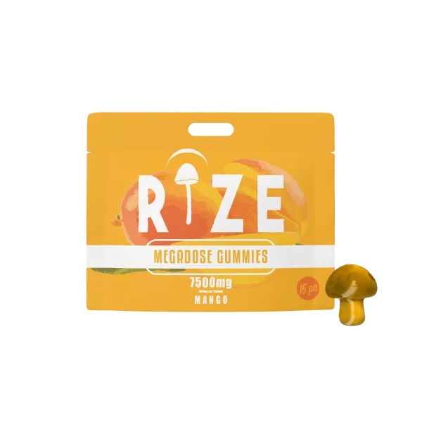 Rize 15pc 7500mg Gummies | Blue Razzberry
