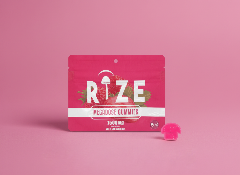 Rize 15pc 7500mg Gummies | Blue Razzberry