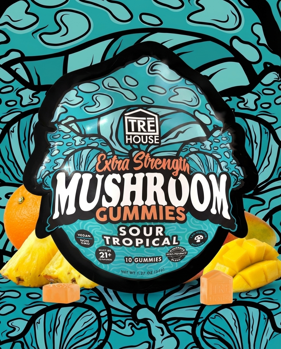 TRE House Mushroom Gummies | Sour Tropical