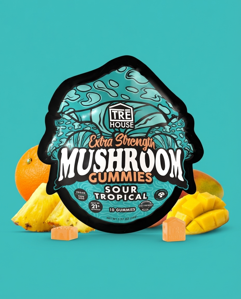 TRE House Mushroom Gummies | Sour Tropical