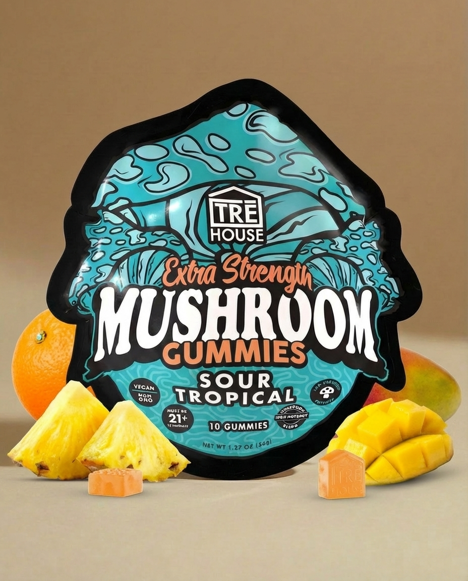 TRE House Mushroom Gummies | Sour Tropical