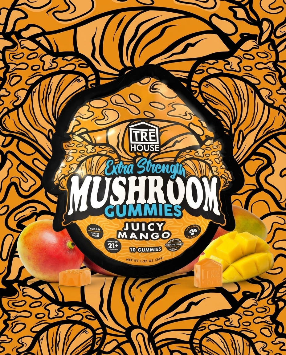 TRE House Mushroom Gummies | Mango