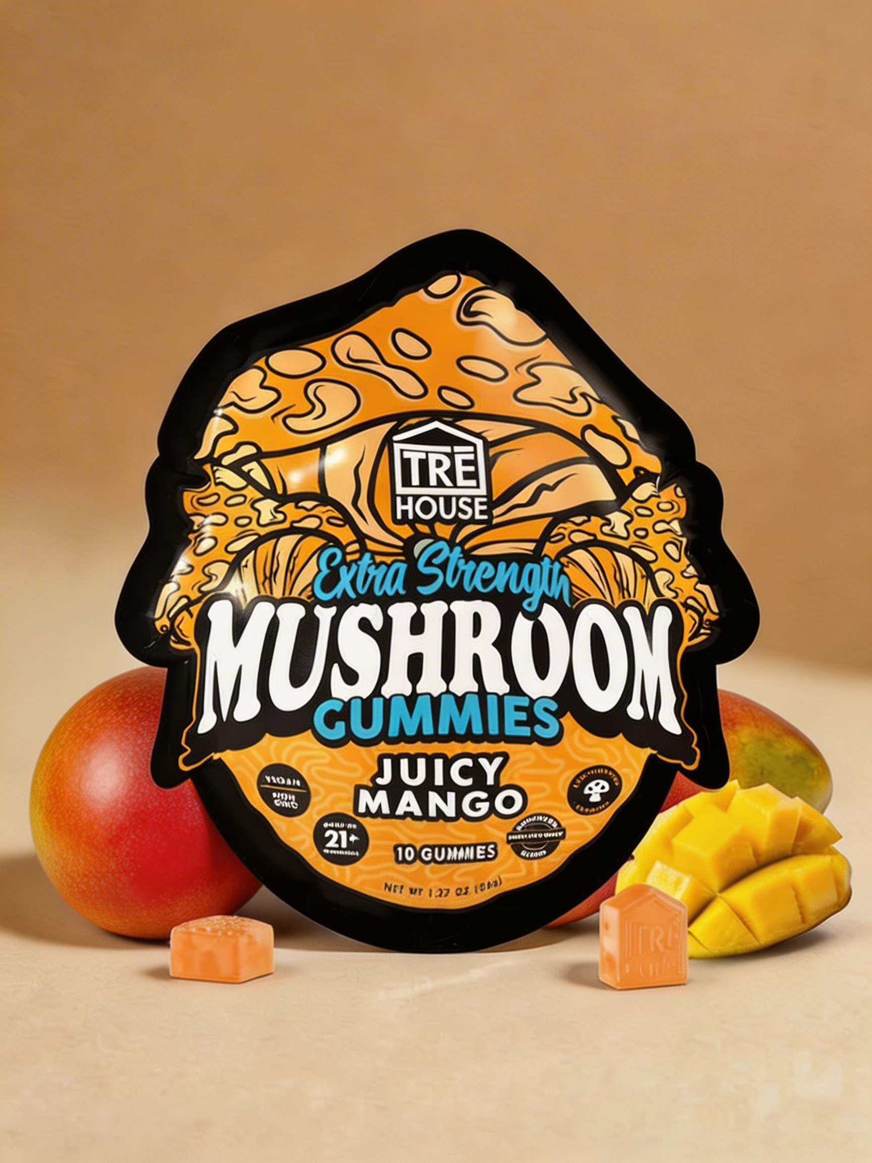 TRE House Mushroom Gummies | Mango