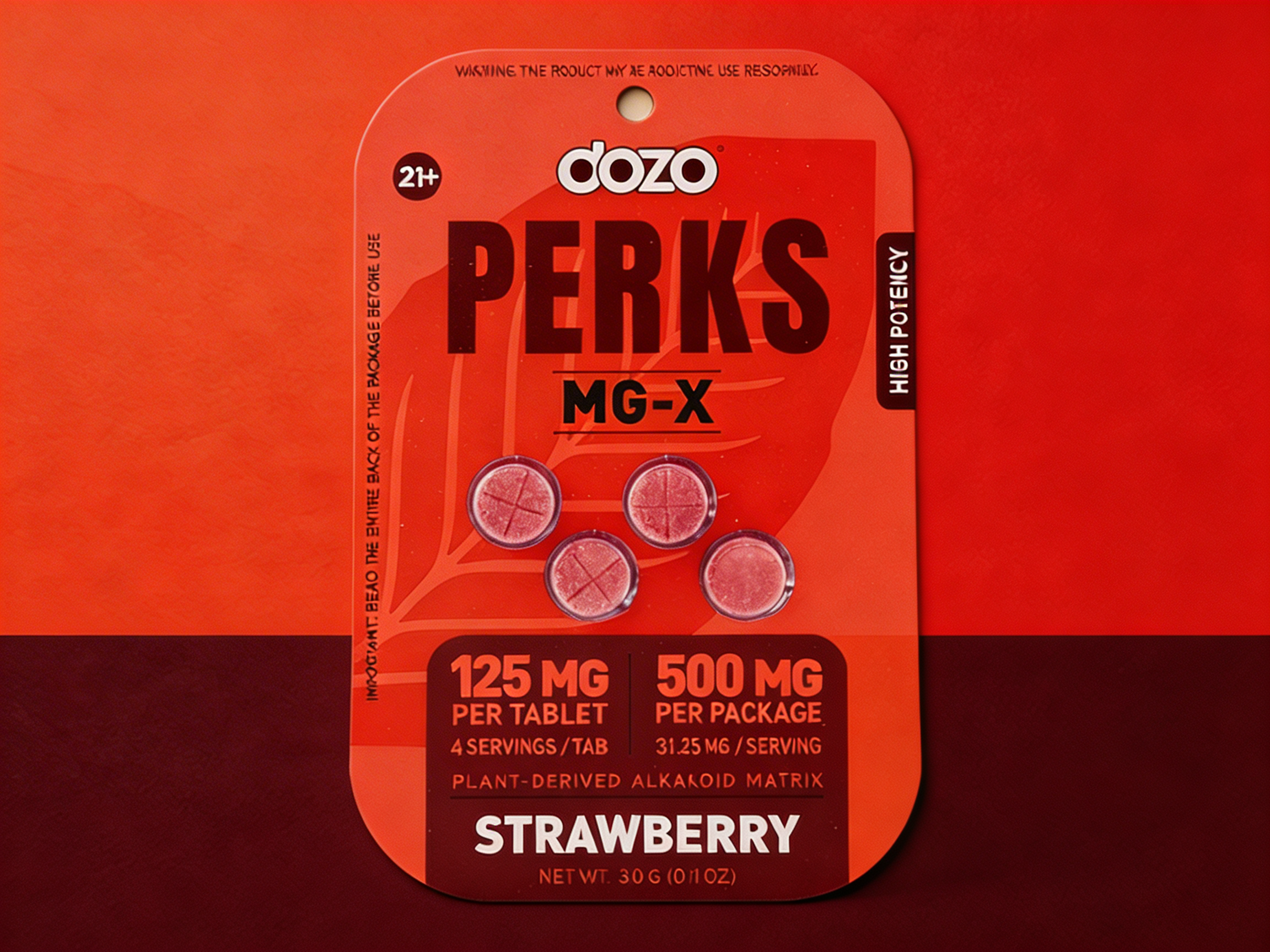 Dozo Perks | MG-X 500MG Strawberry