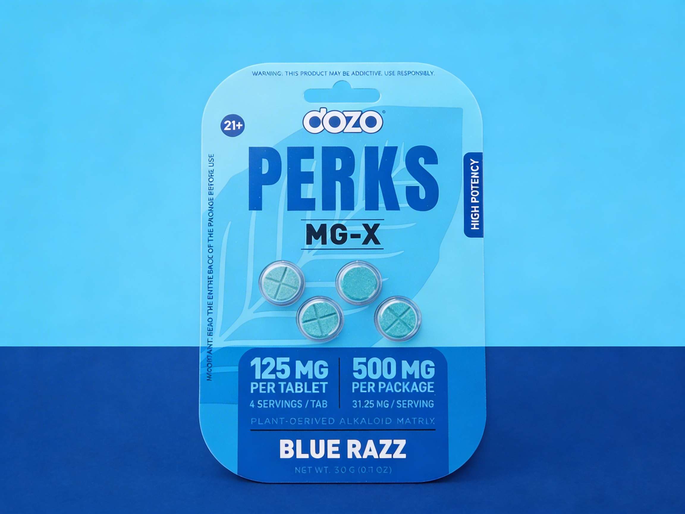 Dozo Perks | MG-X 500MG Blue Razz