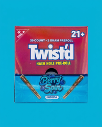 Twist'd Hash Hole Pre Roll | Berry Spin 2g  |  Indica