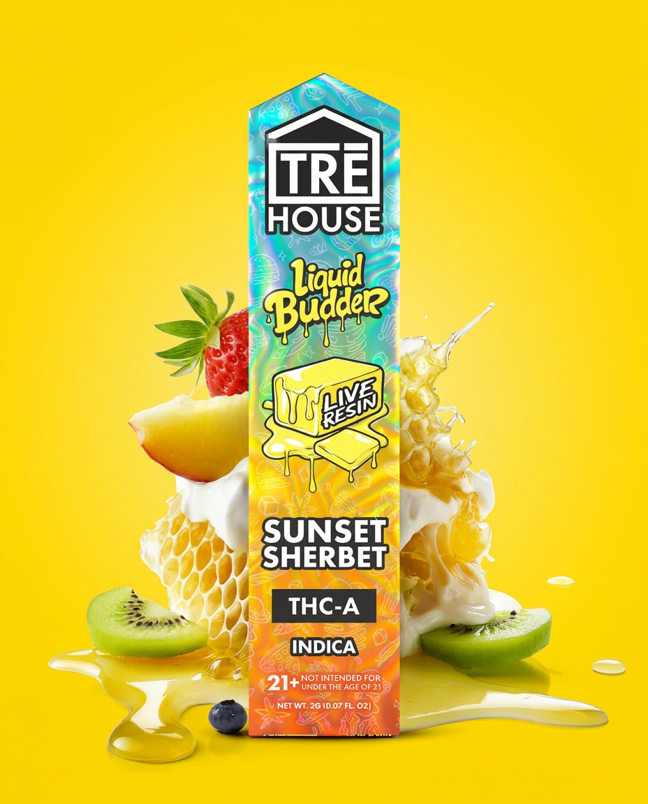 TreHouse Live Resin Vape Pen | Sunset Sherbet 2g