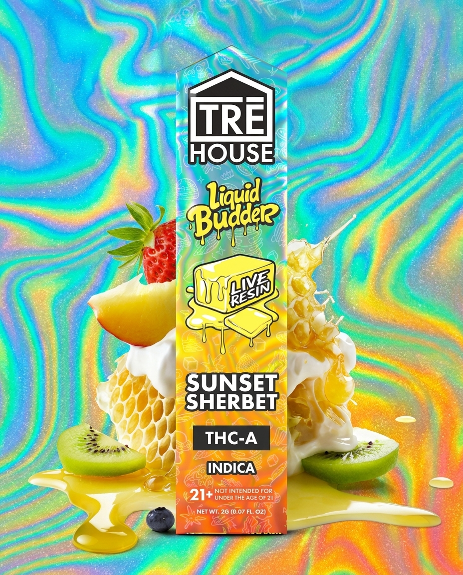 TreHouse Live Resin Vape Pen | Sunset Sherbet 2g