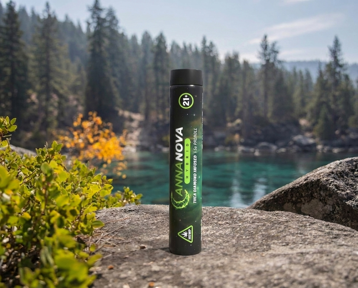 CannaNova | 1.5g Diamond Infused Preroll - White Widow - Hybrid