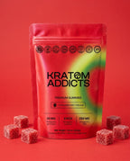 Kratom Addicts Premium Gummies Strawberry Dream alternate