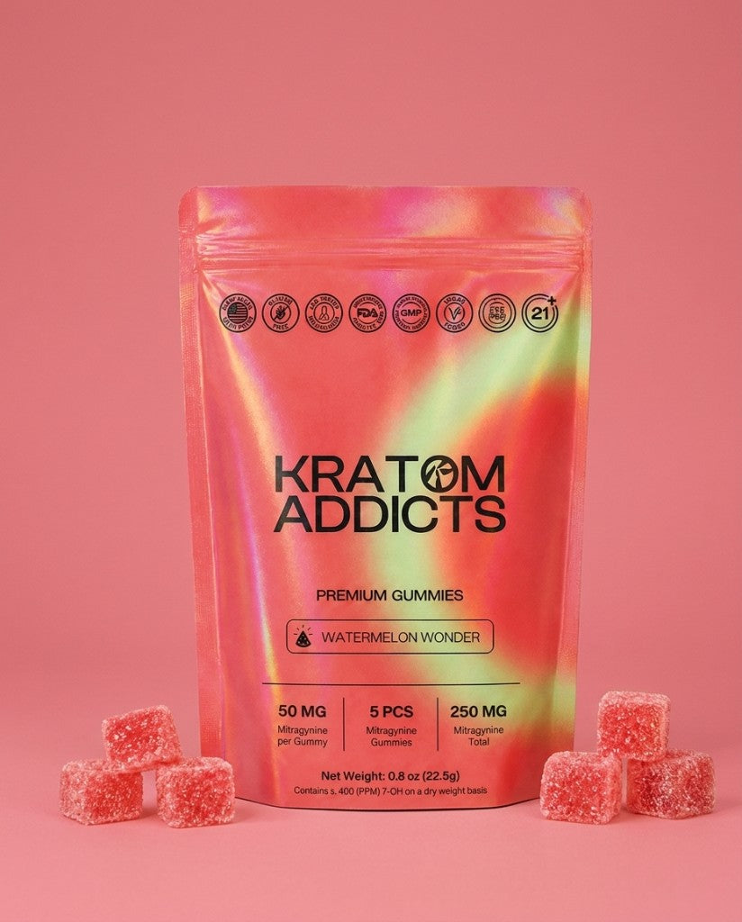 Kratom Addicts Premium Gummies Watermelon Wonder alternate
