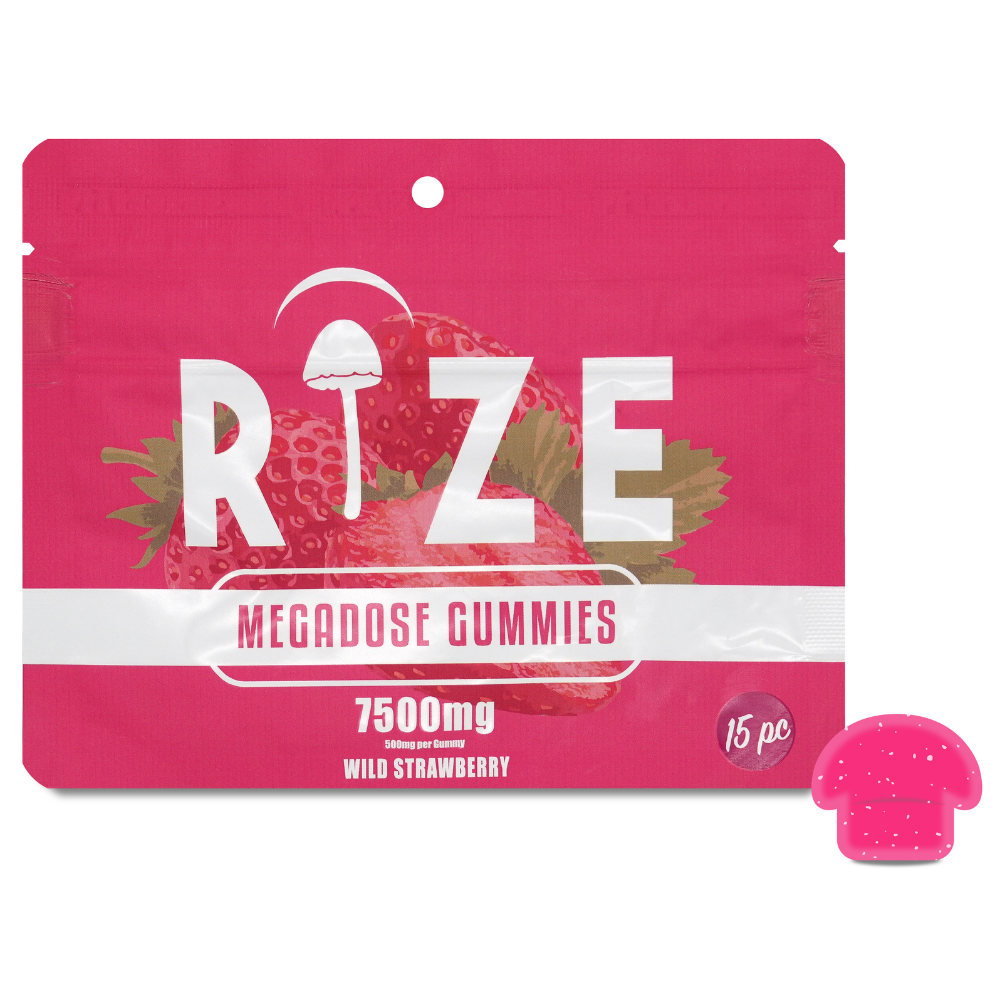 Rize 15pc 7500mg Gummies | Blue Razzberry