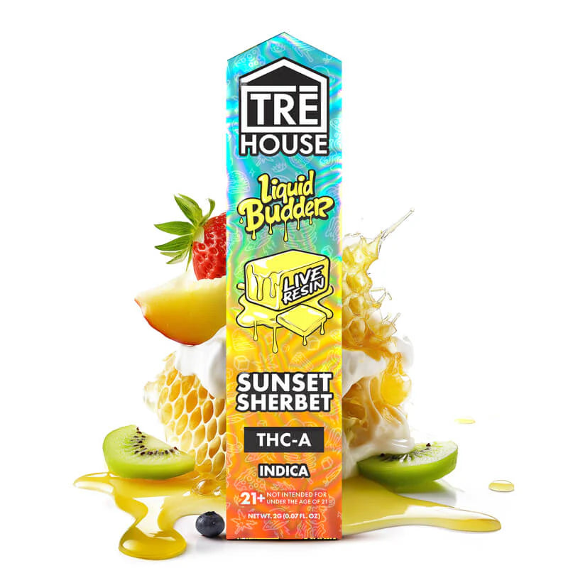TreHouse Live Resin Vape Pen | Sunset Sherbet 2g