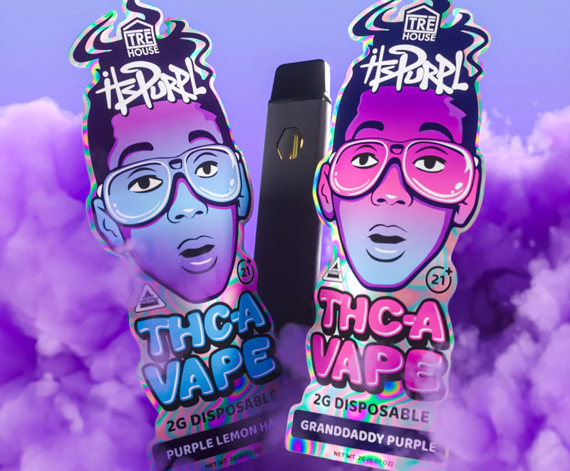 TreHouse Live Resin Vape Pen | Granddaddy Purple